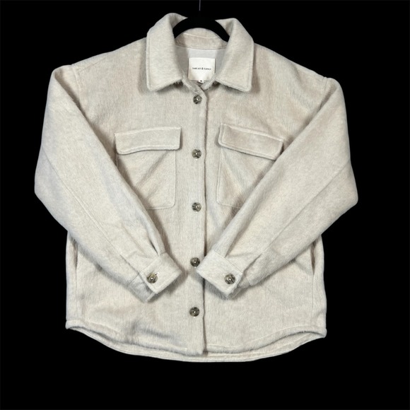 Thread & Supply Jackets & Blazers - Thread & Supply Traverse City Jacket Women's Medium Ivory‎ Classic Preppy Money